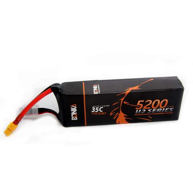 BONKA 5200mAh 35C 4S LiPo Battery for RC Helicopter